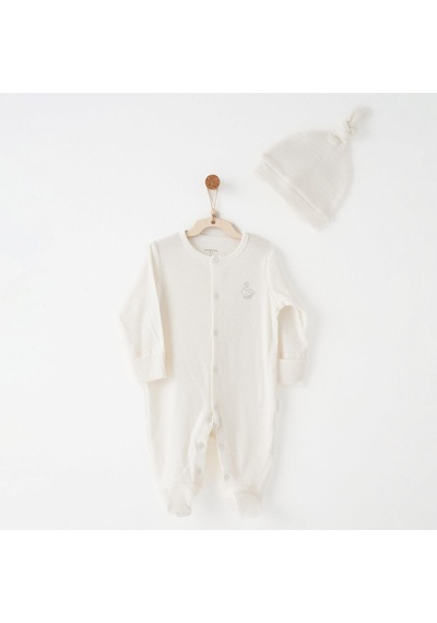 Andywawa Bebek Tulum Takım Romper Anw-ac26767 Ekru
