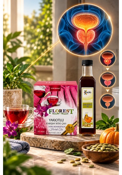 Yakıotlu Karışım Bitki Çayı 90 G + Niola Soğuk Sıkım Kabak Çekirdeği Yağı 250 Ml Set - 926907688