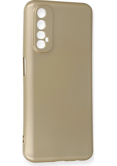 Newface Realme 7 Kılıf First Silikon Semeglbl - 32 - Gold