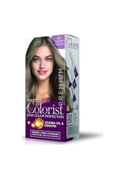 Premıum Yarı Kit Set Saç Boyası 8.1 Küllü Açık Kumral 10345436