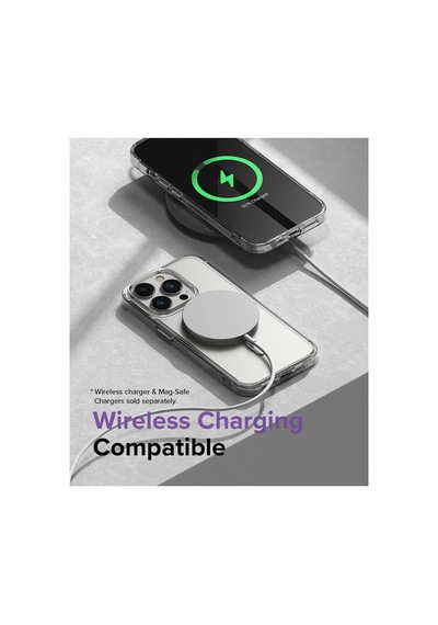 Apple İphone 15 Pro Max Uyumlu Magsafe Kılıf Kamera Korumalı Sararma Karşıtı Silikon Şeffaf Kılıf Çok Renkli