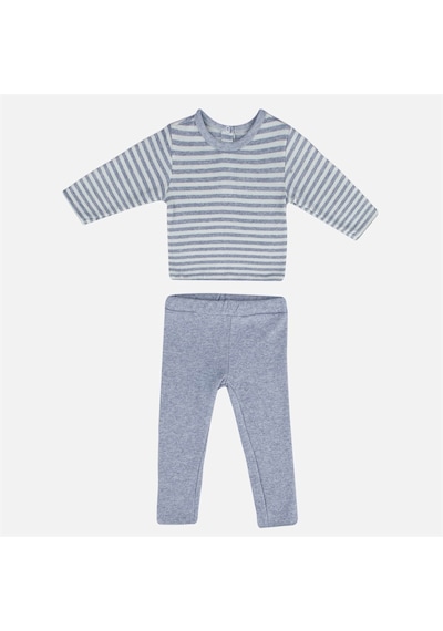 Miespiga Çizgili Bebek Pijama Takımı (494039007)