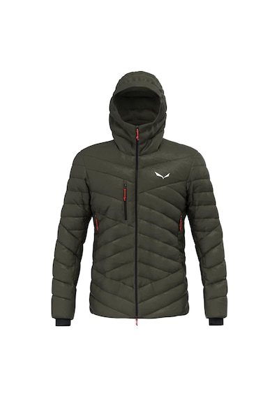 Salewa Ortles Med 3 Rds Down Erkek Ceket Mont Haki 001