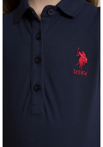 U.S. Polo Assn. Kız Çocuk Lacivert Elbise Örme 50325639-vr033
