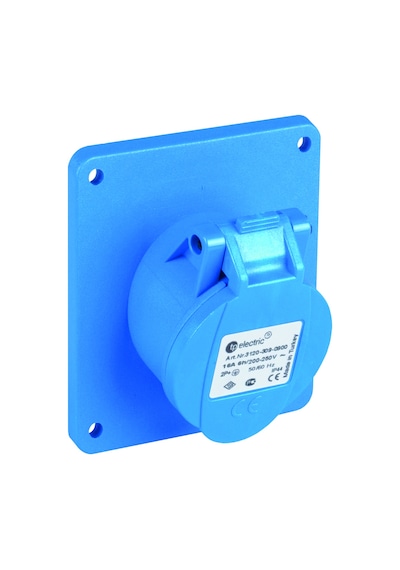Tekne Karavan Eğik Priz + Fiş Takımi 3X16 Amper 2'Li Set