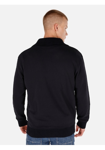 Colin's Colins Normal Kesim Fermuarlı Dik Yaka Siyah Erkek Sweatshirt Cl1071231 Siyah Colin's Colins Normal Kesim Fermuarlı Dik Yaka Siyah Erkek Sweatshirt Cl1071231 Siyah