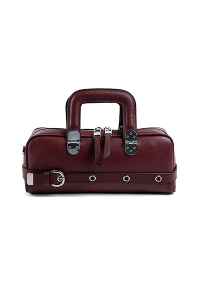 Silver Polo Sp1258 Kadın El Çantası Düz Bordo-bordo