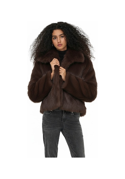 Only Onldawn Life Faux Fur Kahverengi Kadın Ceket 15348977 Kahverengi