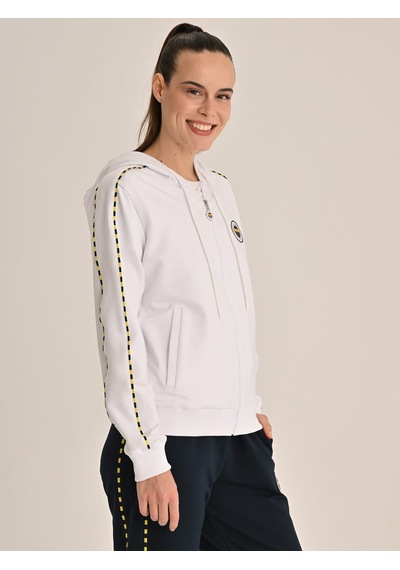 Fenerbahçe Kadın Trıbun Basıc Sweat BEYAZ