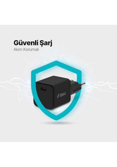 Ttec SmartCharger 20W PD Seyahat Hızlı Şarj Aleti