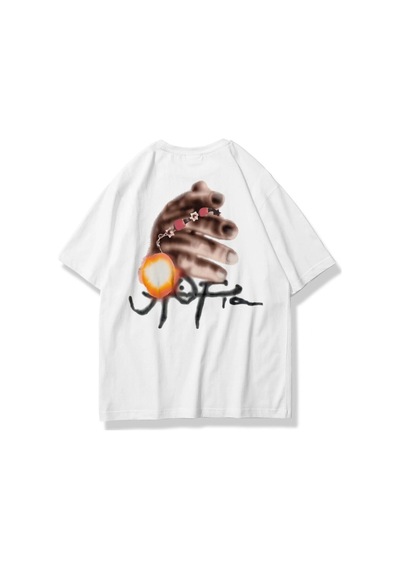 Startmore Unisex Utopia Light Travis Scott Tshirt Beyaz Beyaz