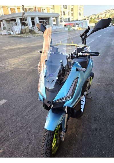 Motocam Apache Ventro 150 Ön Cam 2022-2026 Model 55cm Şeffaf Renkli 4mm Kısa