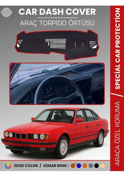 Bmw E34 5 Serisi Airbagsiz 1988-1996 Torpido Örtüsü Panel Torpido Koruma Tam Uyum Çatlamayı Önler - 327 Stiloto