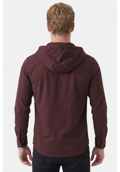 Deep Sea Deepsea Mürdüm Kapüşonlu Likralı Kot Gömlek Slim Fit Çıt Çıt Kapamalı Erkek Gömlek 2300396 Deep Sea Deepsea Mürdüm Kapüşonlu Likralı Kot Gömlek Slim Fit Çıt Çıt Kapamalı Erkek Gömlek 2300396