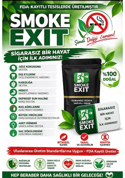 Sigara Bıraktırma Ve Etkilerini Temizlemek İçin Geliştirilmiş Bitkisel Şeker 8 Adetli 5 Paket