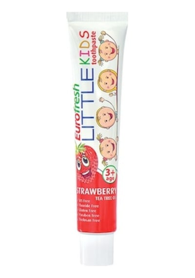 Eurofresh Little Kids 3+ Yaş Çilek Aromalı Çocuk ve Hassas Dişler için Diş Macunu 50 G