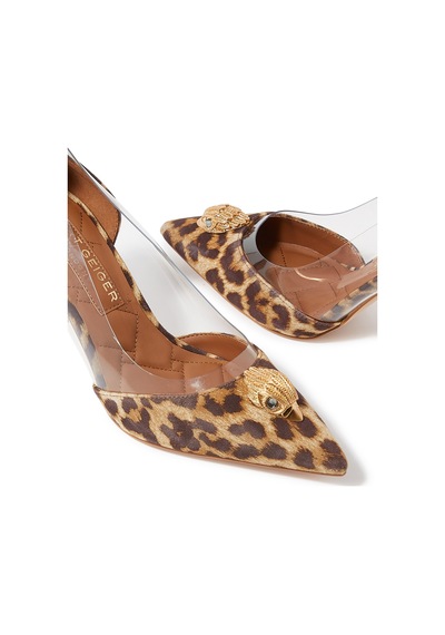 Kurt Geiger Belgravia Vinyl Kartal 85 Topuklu Ayakkabı - Kahverengi