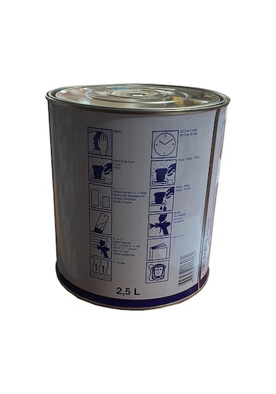 Akzonobel Akripol 2K 5+1 Akrilik Astar Gri Gl 2,5 Litre