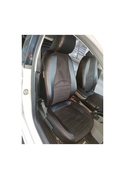 Seat Toledo 2014 2017 Arası Arka Sırt 2+1 Arka Sırt Kolcaklı Model Siyah Taytüyü Siyah Deri Karş.