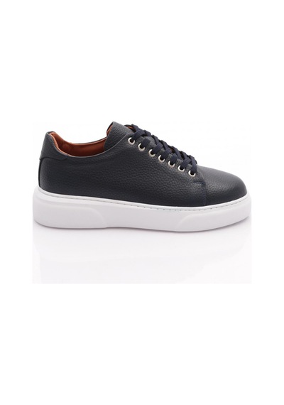Dgn Paco Erkek Sneakers Ayakkabi Lacivert Floater Beyaz