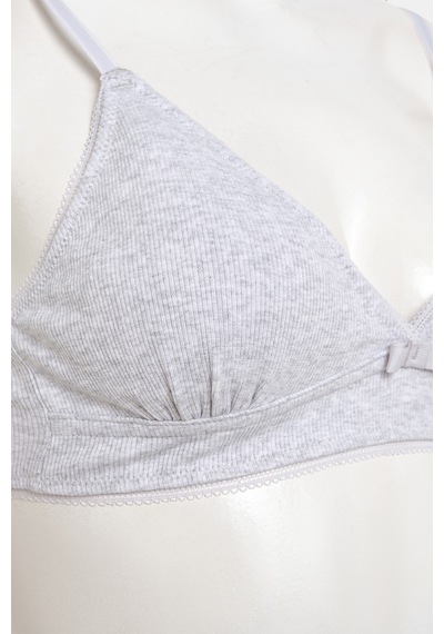 Penti My First Bra Basic Rib 2Li Çok Renkli Sütyen - Çok Renkli
