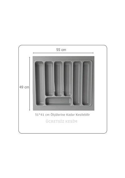 Lıder Çekmece İçi Kaşıklık, 55x49 99930 Genel