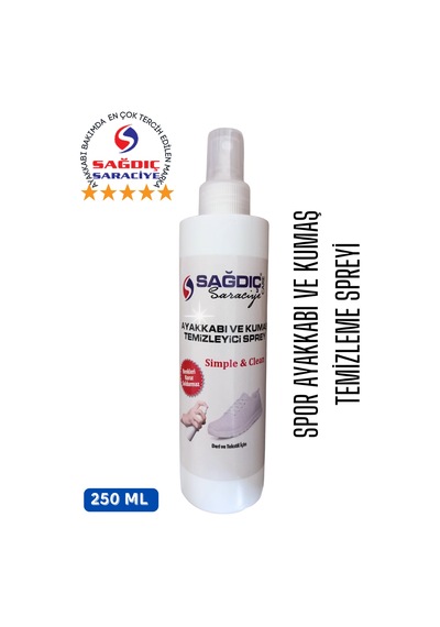 Sağdıç Saraciye Spor Ayakkabı Ve Kumaş Temizleme Spreyi 250ml