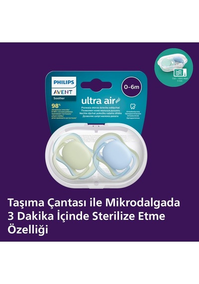 Philips Ultra Air Emzik 0-6 Ay 2'li Scf085/21