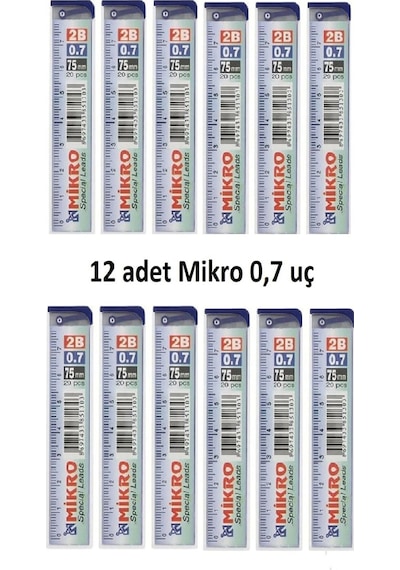0.7 Kalem Ucu Min 75Mm 20'li 12 Adet