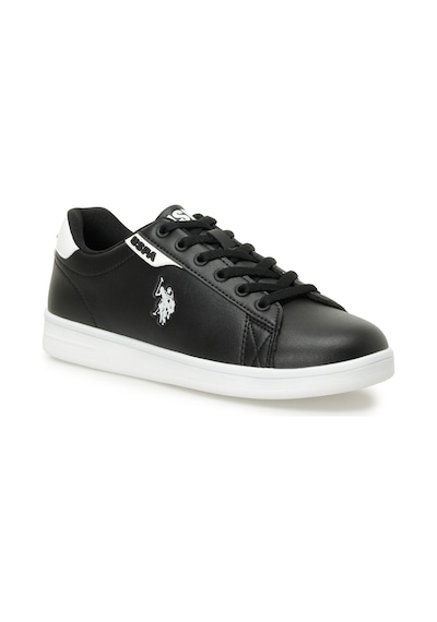U.s. Polo Assn. Costa Wmn 5fx Siyah Kadın Sneaker Siyah-beyaz Siyah - Beyaz