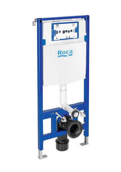 Roca A890070020 Alçıpan Tipi Gömme Rezervuar Ve Parlak Panel Seti Mavi - Beyaz