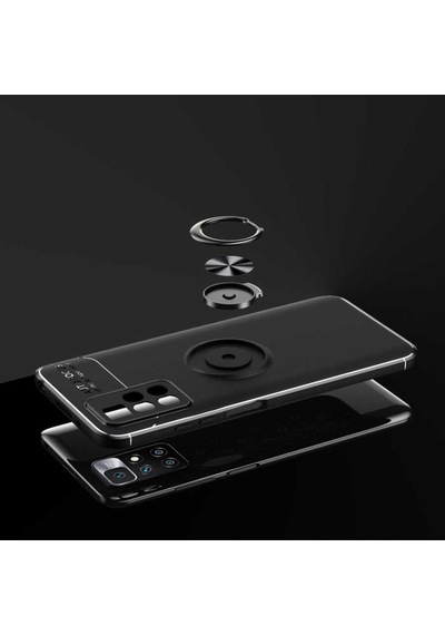 Xiaomi Redmi 10 Kilif Yüzüklü Magnetli Ravel Case 524146372