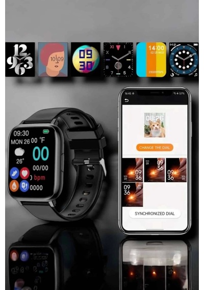 Suya Dayanıklı Bluetooth Akıllı Saat Gps, Adımsayar, Nabız & Sağlık Takibi