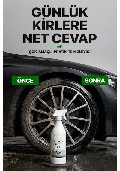 Car Bitkisel İçerikli Çok Amaçlı Oto İç ve Dış Temizleyici 1 L