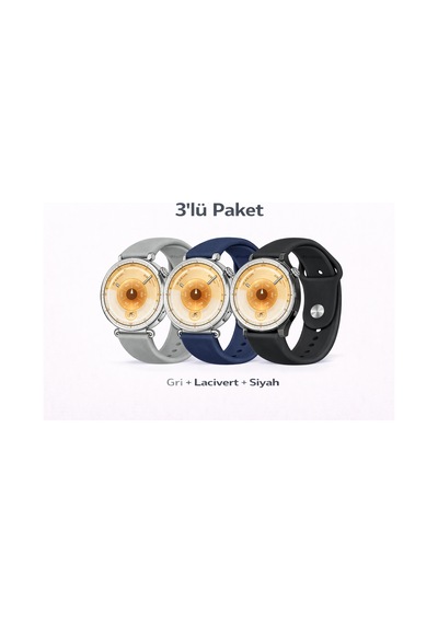 Huawei Watch Gt4 / Gt5 41mm / Gt5 Pro 42mm / Gt6 41mm Uyumlu 3'lü Yumuşak Yüksek Kalite Spor Kordon