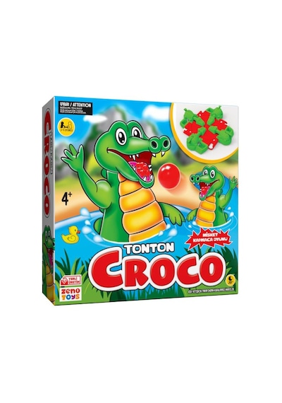 Zeno Toys Zn001 Çılgın Croco Misket Kapmaca Oyunu 4'lü