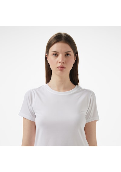 Under Armour Launch Leeve Kadın Beyaz Koşu T-shirtü 1382434 Beyaz