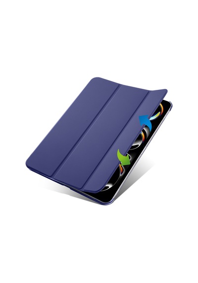 Apple Uyumlu iPad Pro 12.9 3./4./5./6. Nesil M2 Kılıf Flip Cover Kalem Bölmeli Pc Case 2018-2023