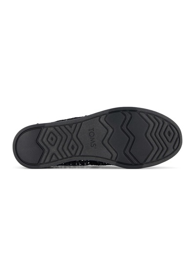 Espadril / Keten Kadın 10021549 Toms Alpargata Plus Moroccan Crochet Black Siyah