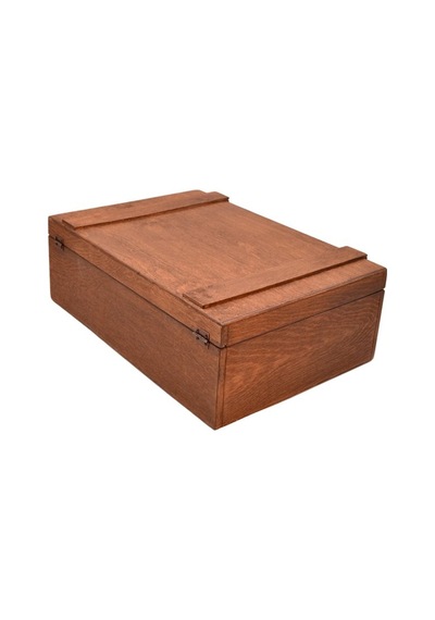 Tun's Woods Ahşap Büyük Bavul Valiz Kutu Kahverengi 43cm X 33cm Geni