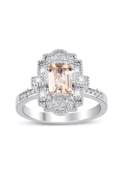 Pırlanta Tasarım Morganite Yüzük