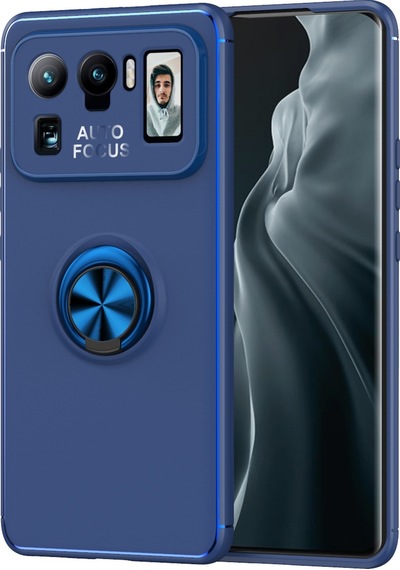 Xiaomi Mi 11 Ultra Kılıf Zore Ravel Yüzüklü Silikon Kılıf