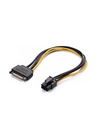 6 pin sata power kablo 20 cm