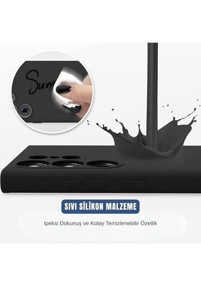 S25 Ultra İle Uyumlu Pu Deri Kılıf Içi Kadife Metal Çerçeve Darbeye Karşı Koruyan Ince Deri Hissi Galaxy S25 Ultr Diğer