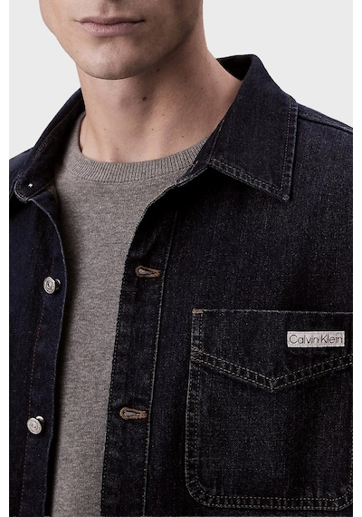 Calvin Klein Erkek Kot Gömlek Lv04rd709g Zyc Lacivert Lacivert