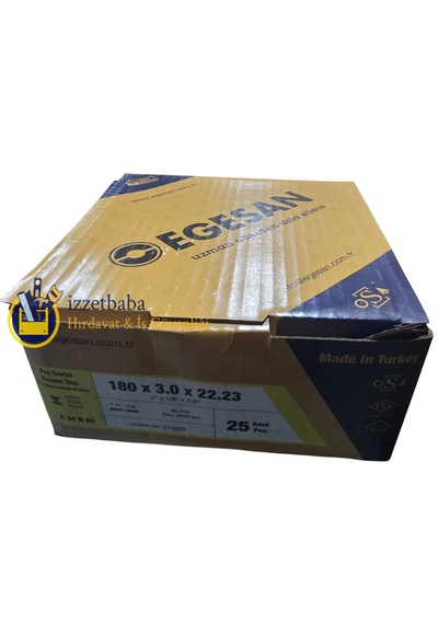 Egesan 180 X 3,0 X 22,23 Pro Serisi Metal Kesme Diski 150 Adet