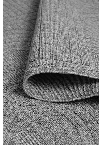 Seyran Loopy 623 Antrasit Halı Ince Mutfak Kilim Salon Kesme Halı Yolluk Antrasit