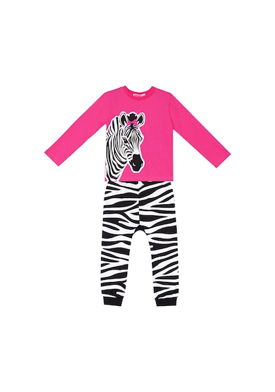 Zebra Fashion Kız Çocuk Kışlık T-shirt Pantolon Takım