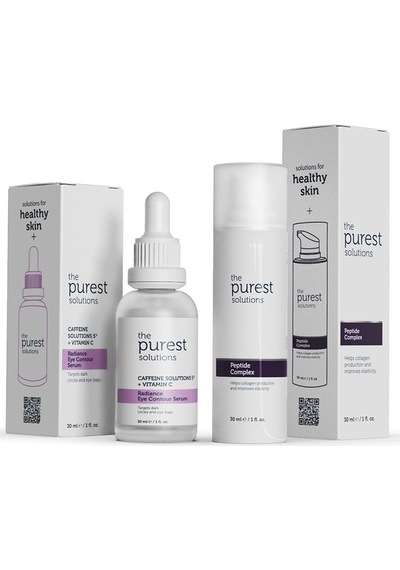 The Purest Solutions Peptide Complex Serum 30 ML + Radiance Eye Contour Serum 30 ML