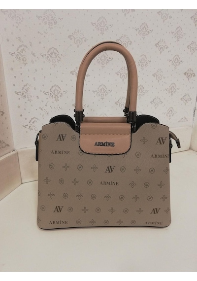 Armine 342 Kadın Omuz Kol Çantası ARMİNE-342-R9033 Vizon
